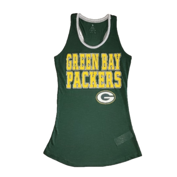 NFL Tops - NFL Green Bay Packers Green Tank Top